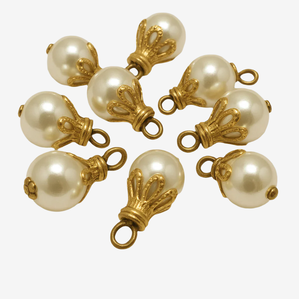Ornate Faux Pearl Bead Set