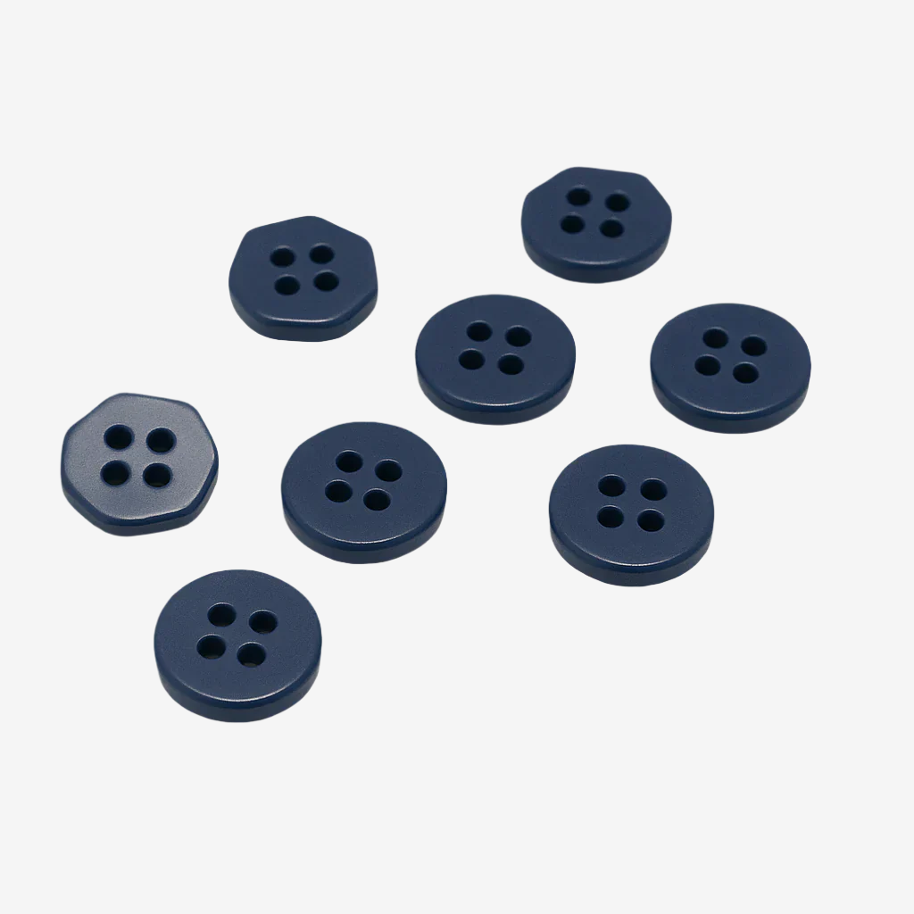 Multi Sided 4 Hole Polyester Button