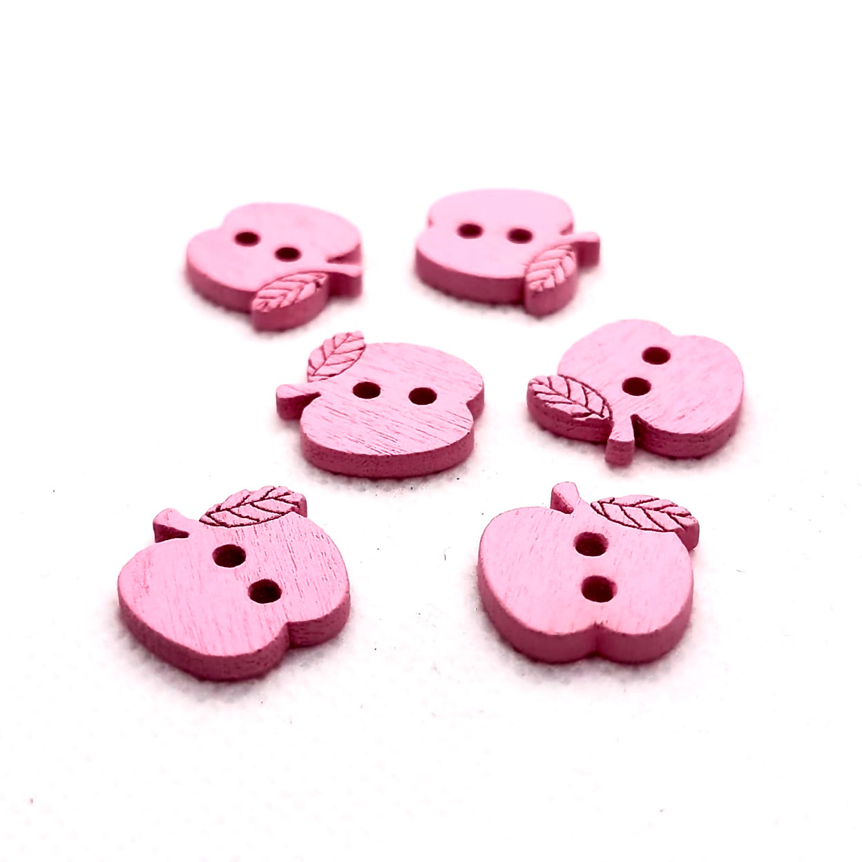 Apple Wooden Buttons