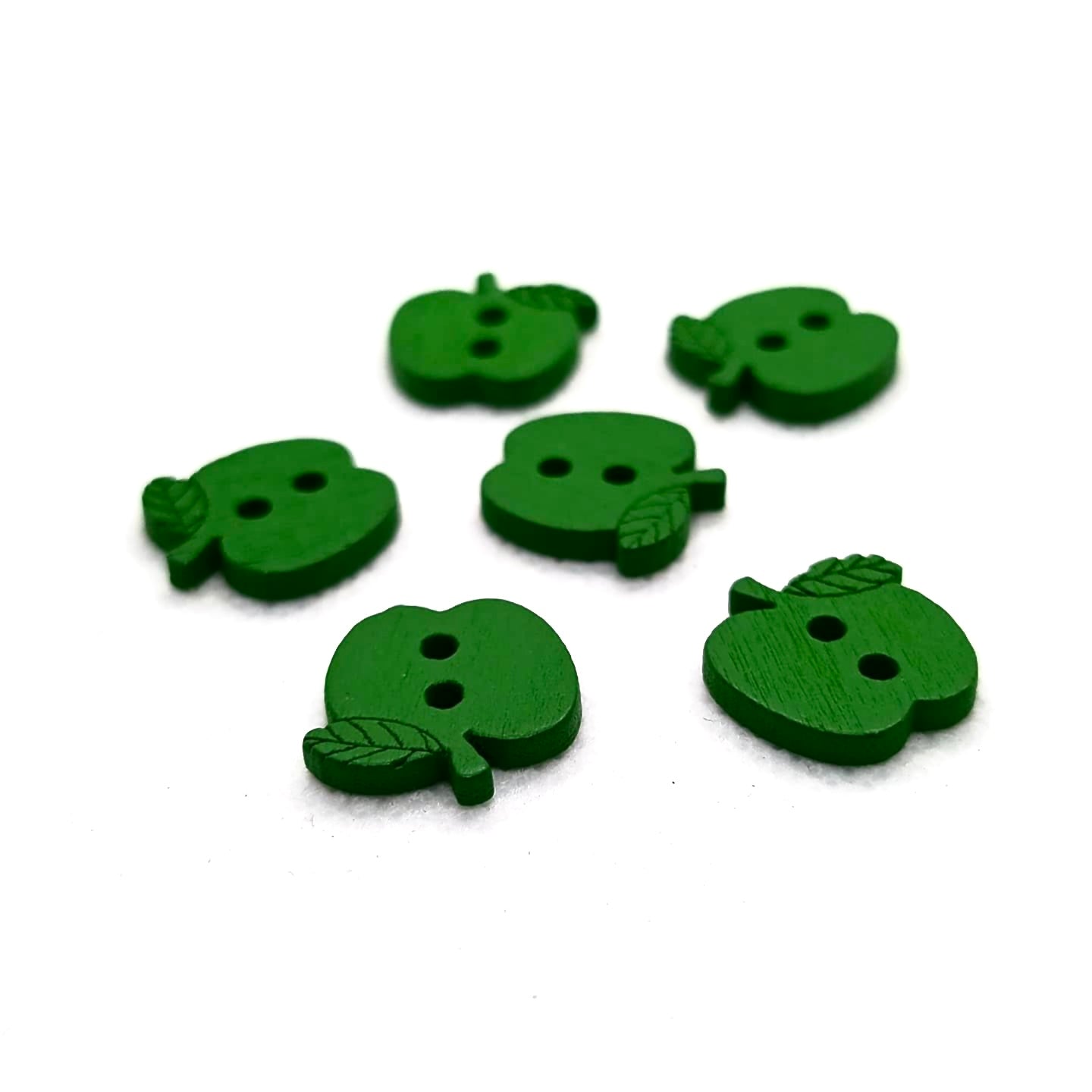 Apple Wooden Buttons