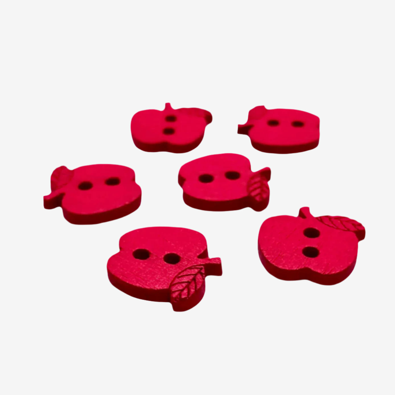 Apple Wooden Buttons