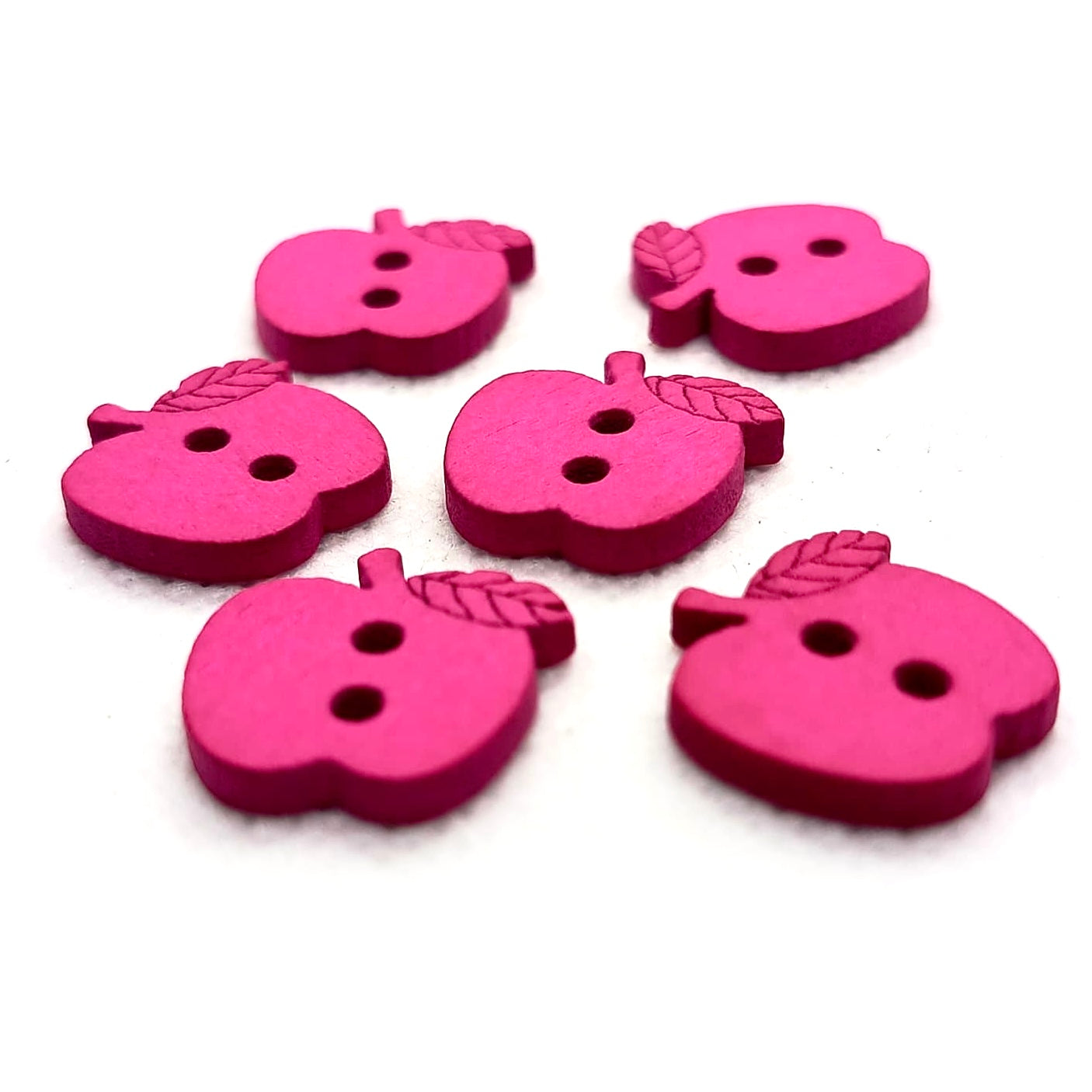 Apple Wooden Buttons