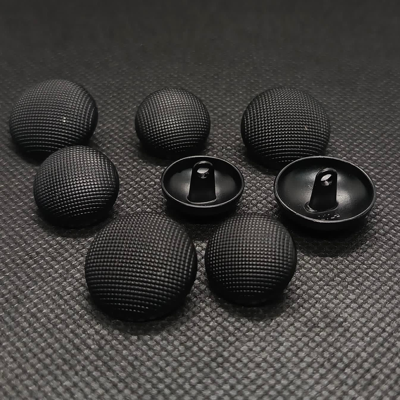 Textured Matte Colored Metal Buttons