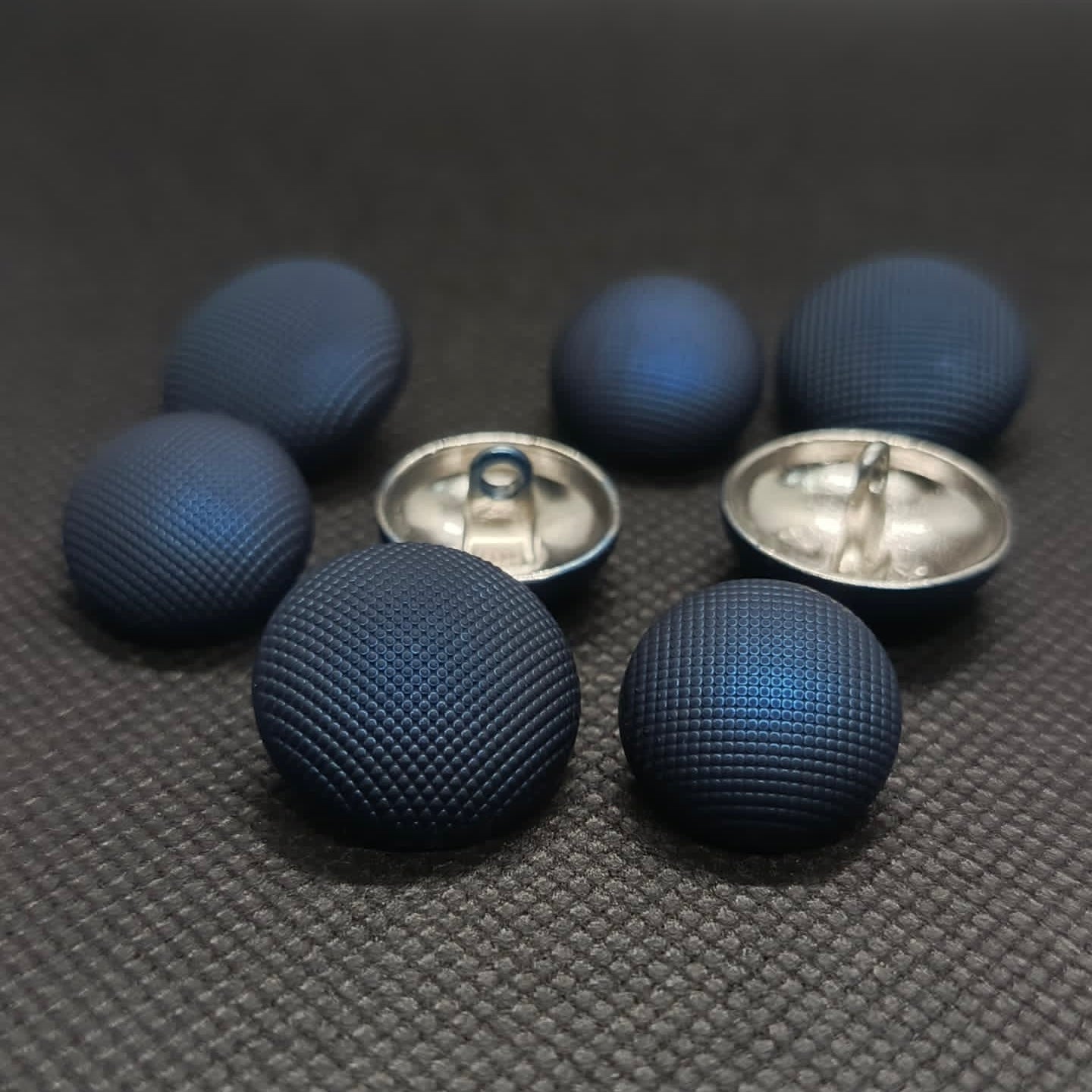 Textured Matte Colored Metal Buttons