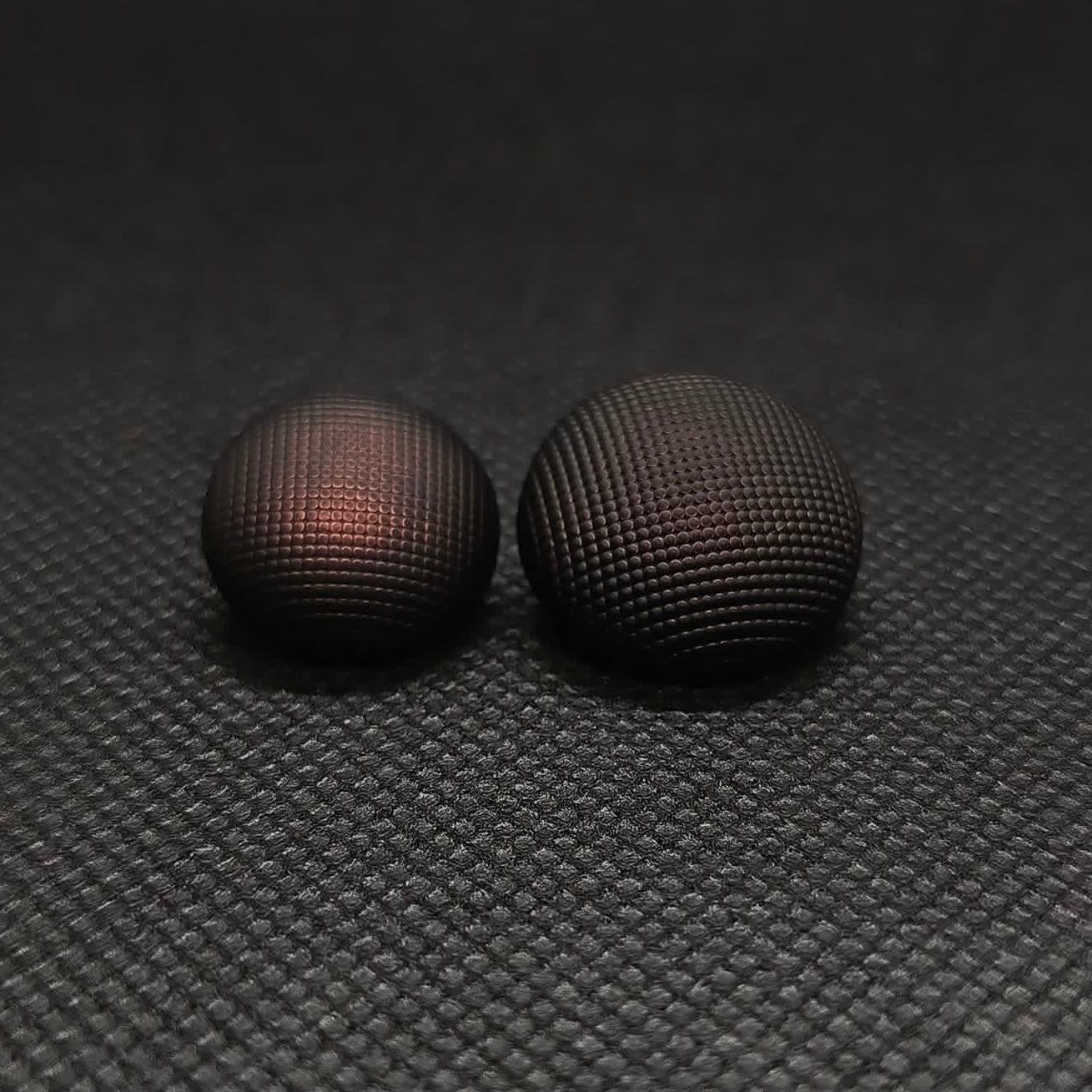 Textured Matte Colored Metal Buttons