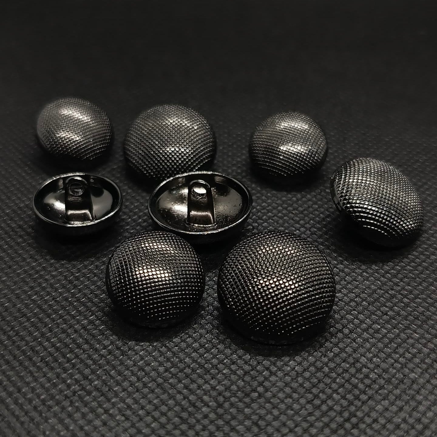 Textured Matte Colored Metal Buttons