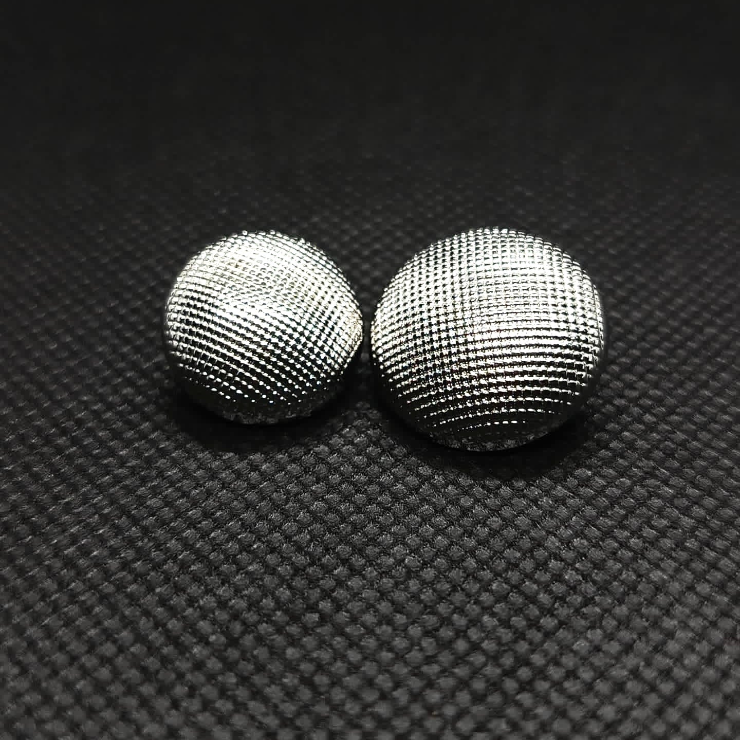 Textured Matte Colored Metal Buttons
