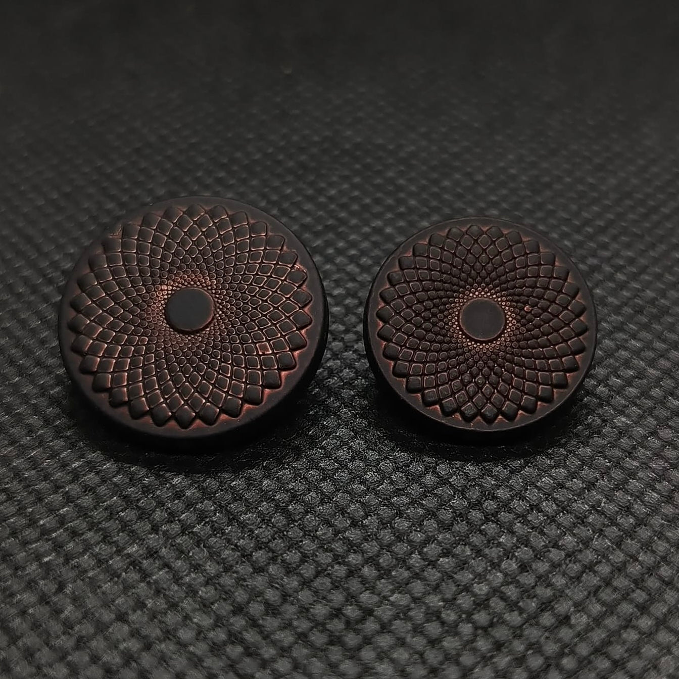 Concentric Pattern Metal Button