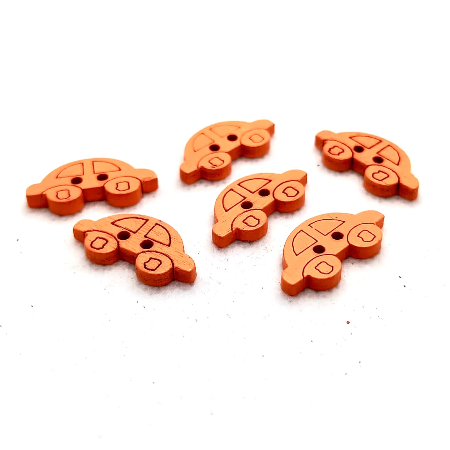Colorful Wooden Car Buttons