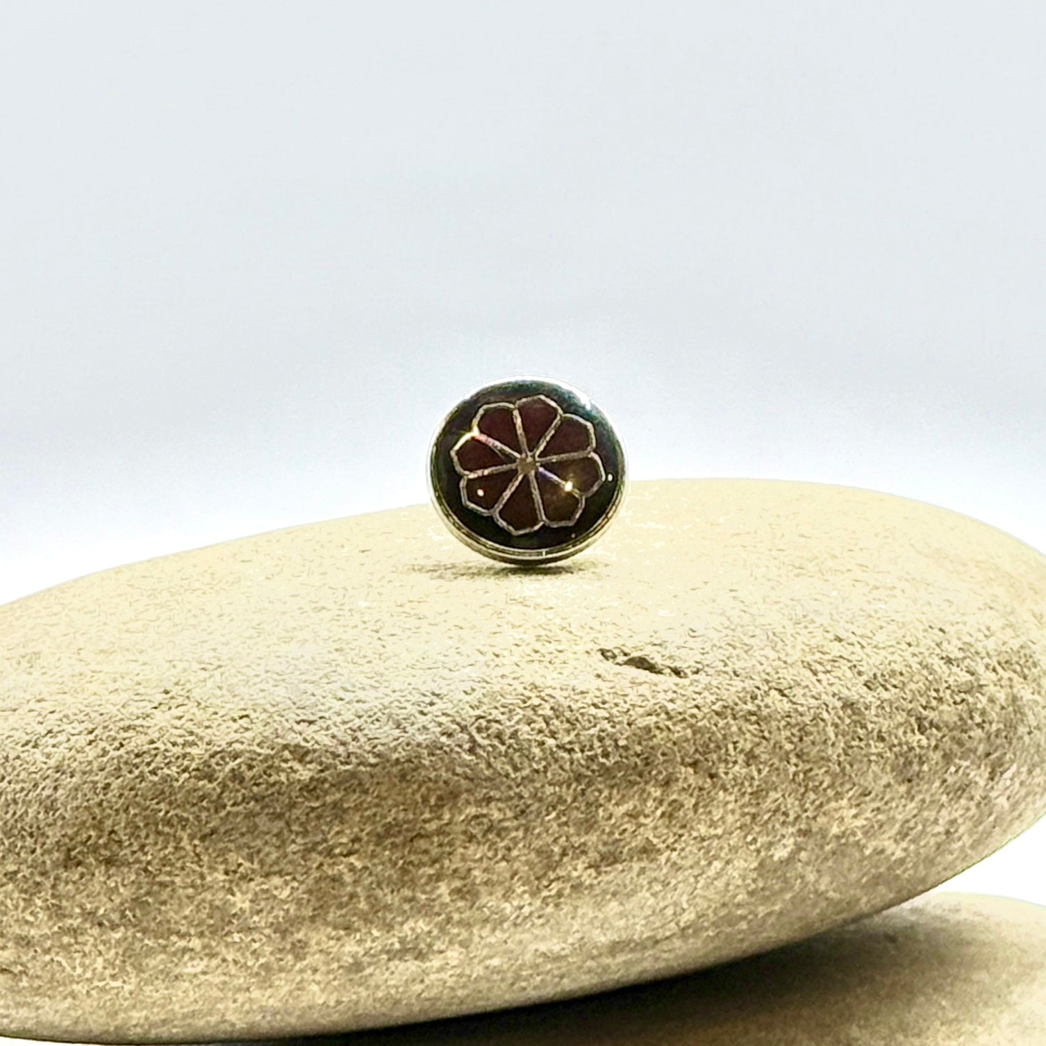Azure Bloom Emblem Lapel Pin