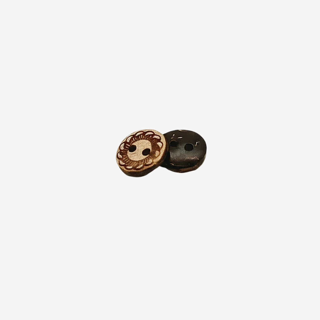 Artisan Carved Coconut Buttons