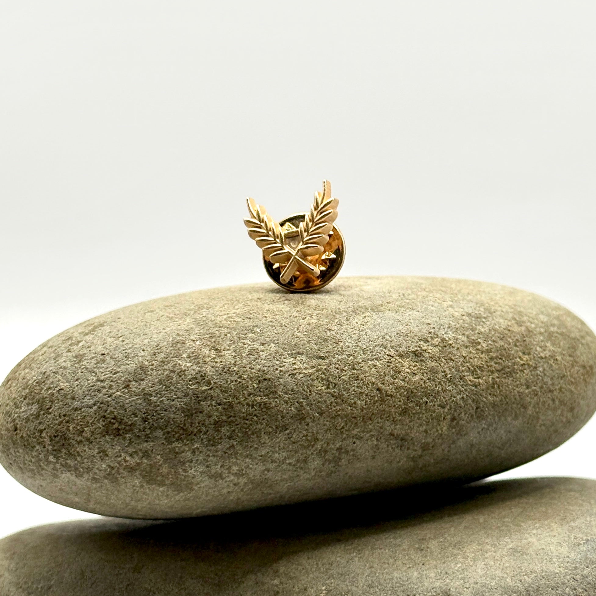 Gilded Triumph Lapel Pin