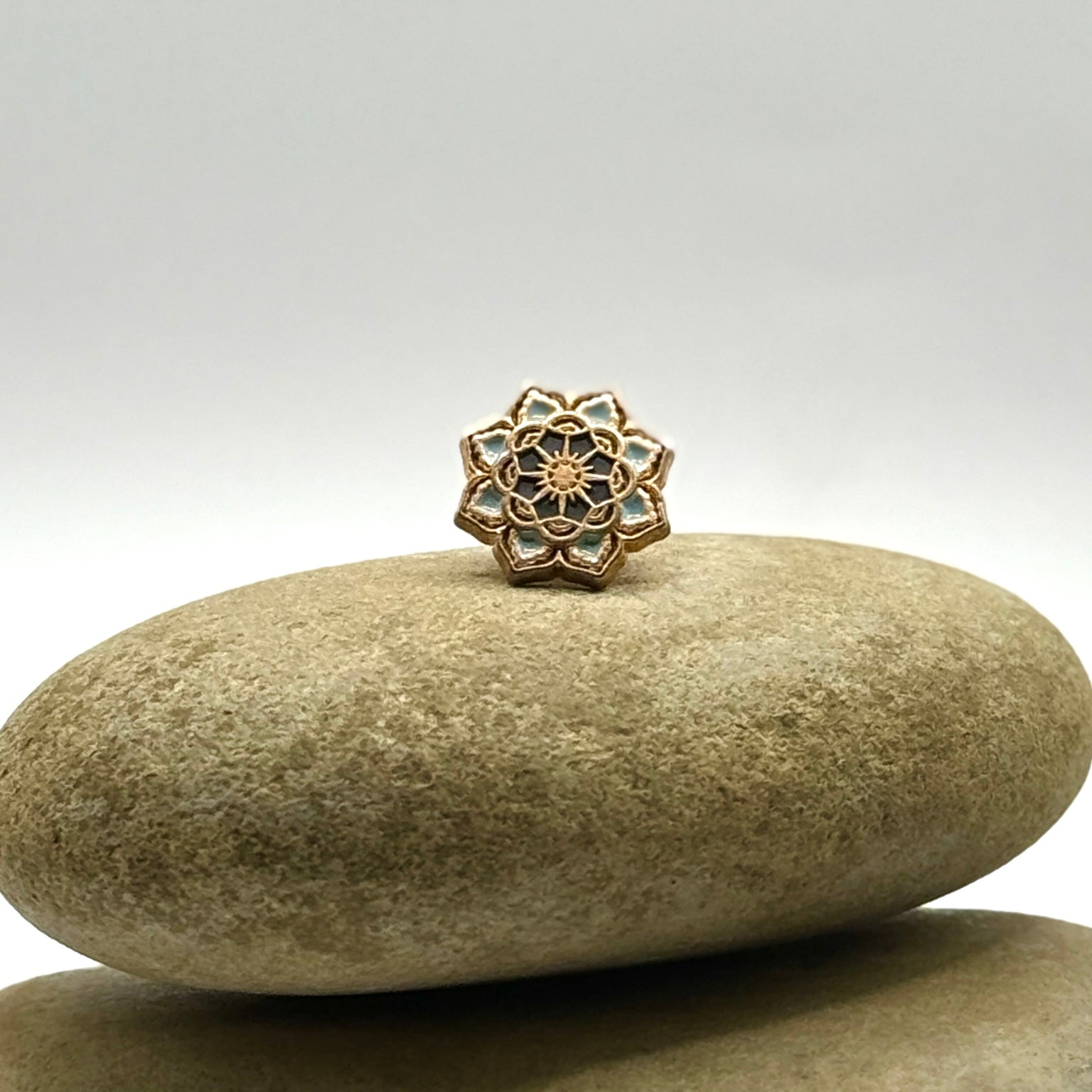The Enamel Blossom Lapel Pin