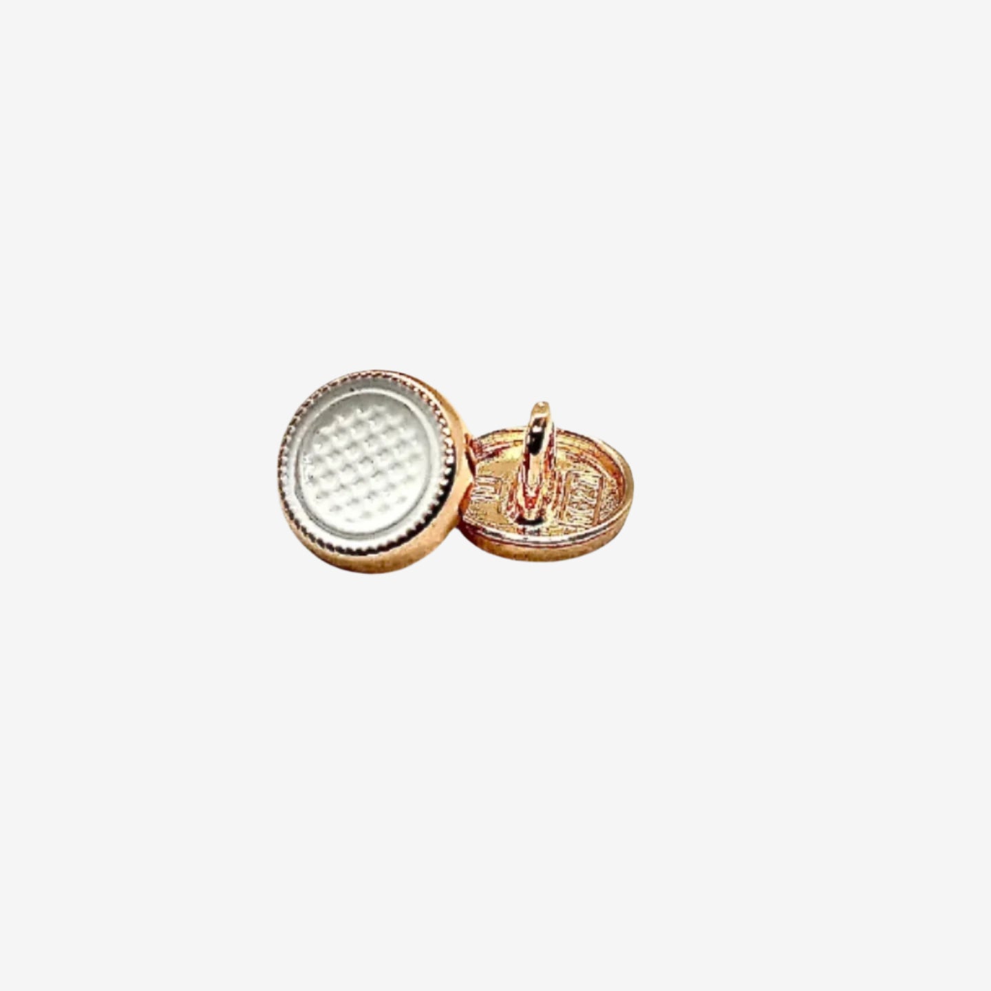 Modern Grid Pattern Metal Buttons