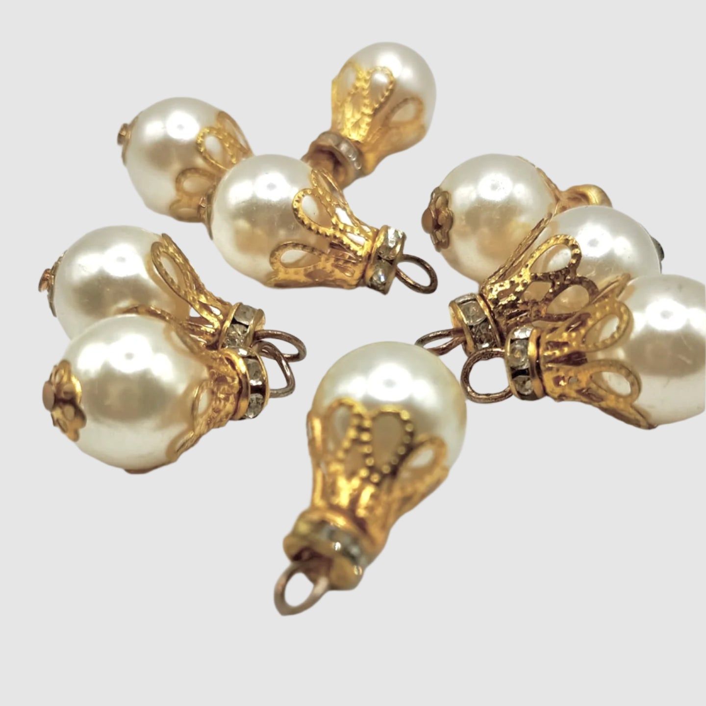 Ornate Faux Pearl Bead Set
