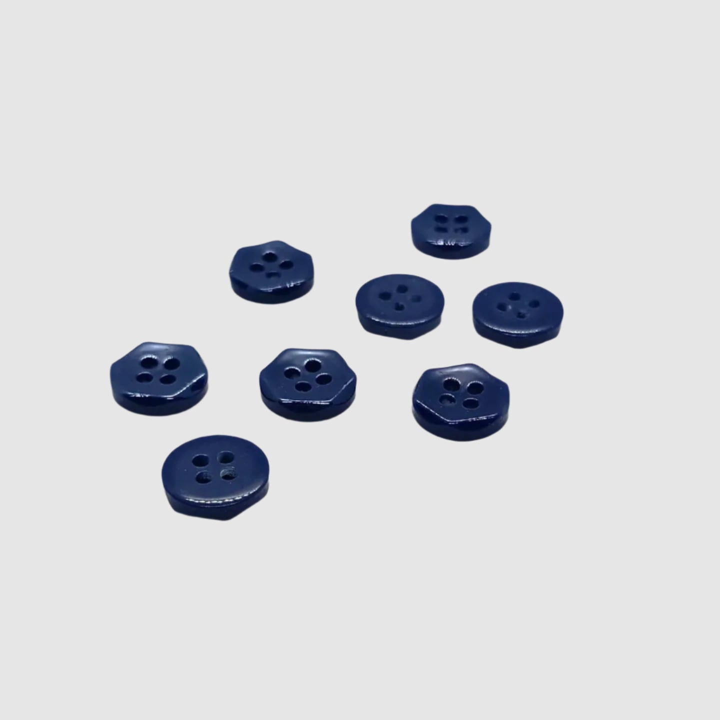 Multi Sided 4 Hole Polyester Button