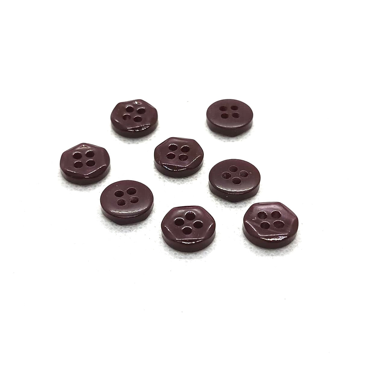 Multi Sided 4 Hole Polyester Button