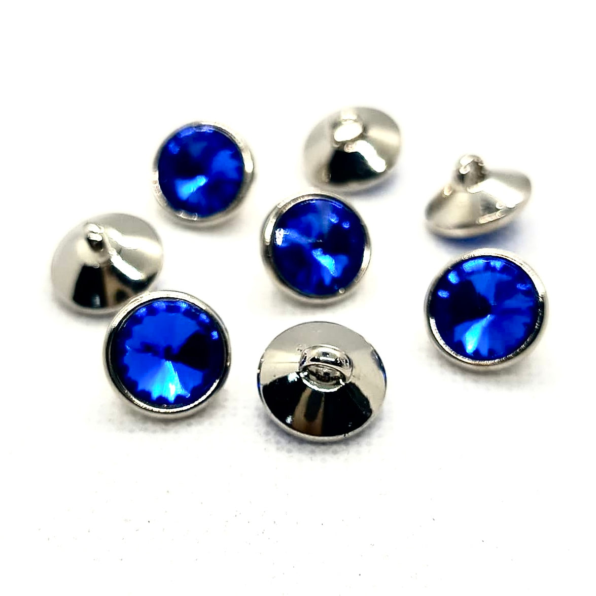 Faceted Acrylic Stone Plastic Shank Button