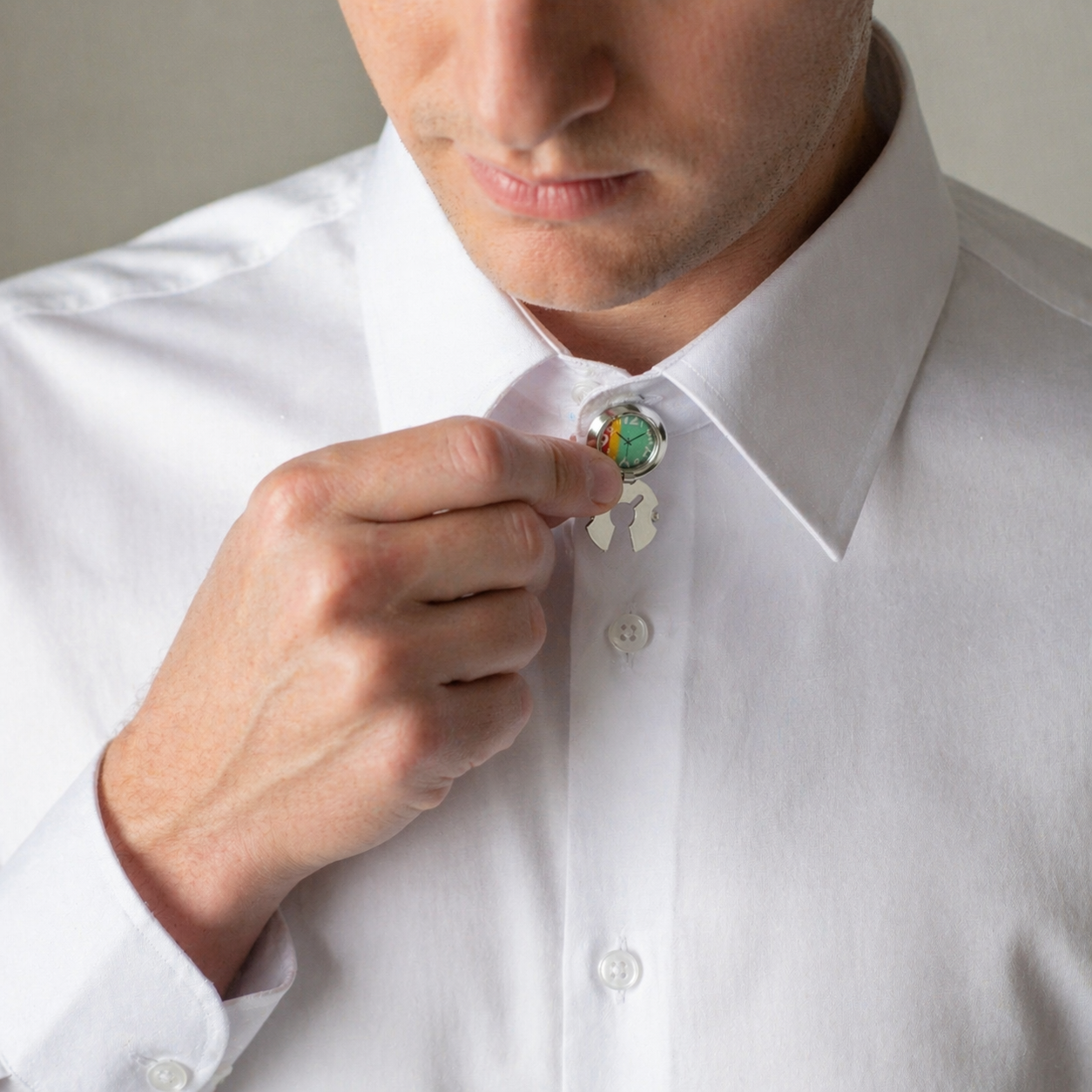 The Multicolored Watch Button Cover | Unisex