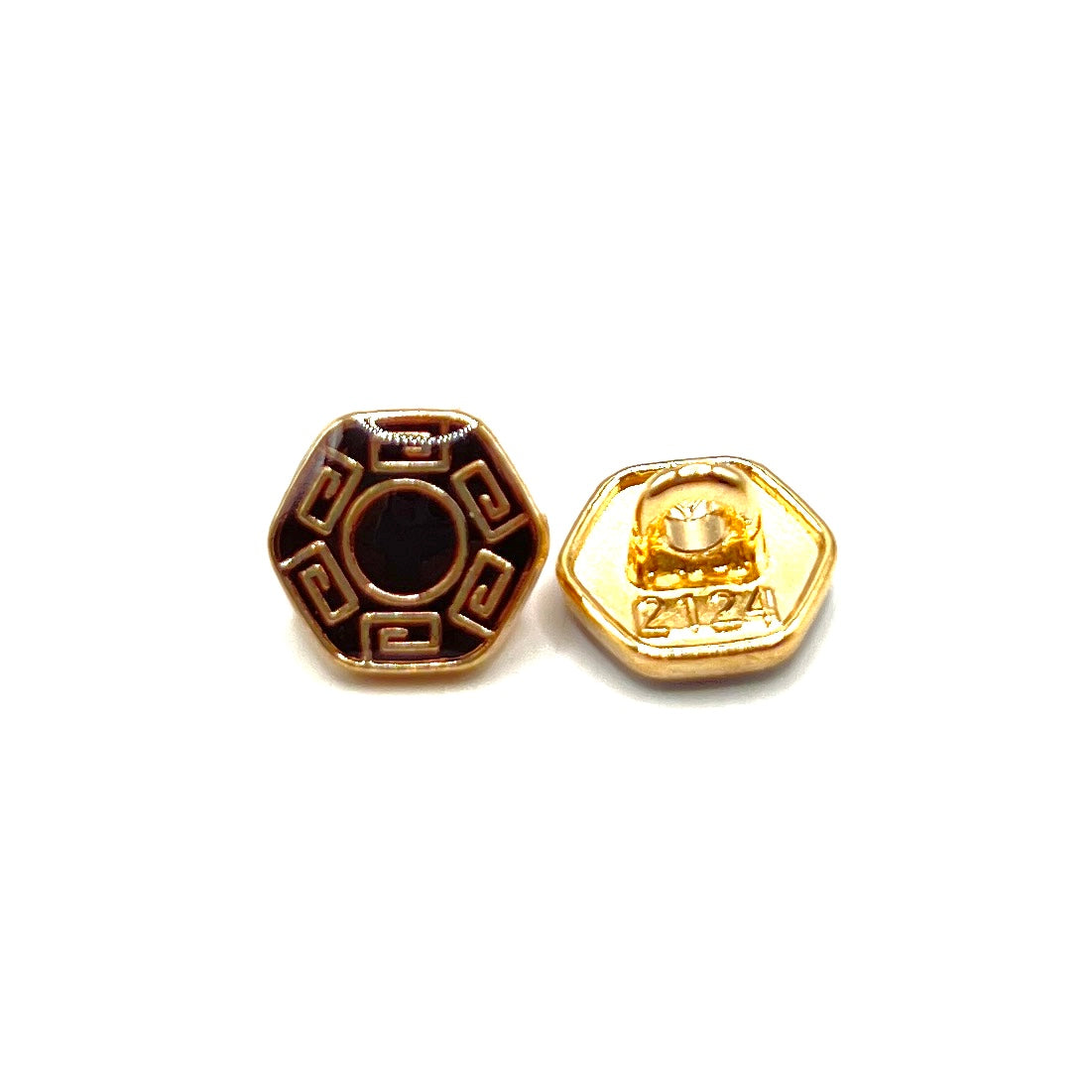 Hex Greek Kurta Button