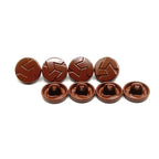 Geometric Arrrow Kurta Button