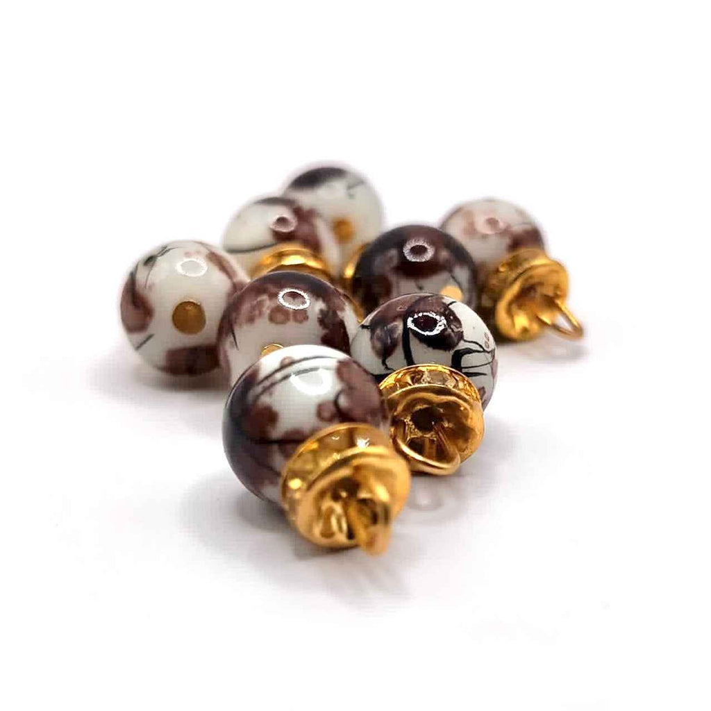 Baroque Marble Beads
