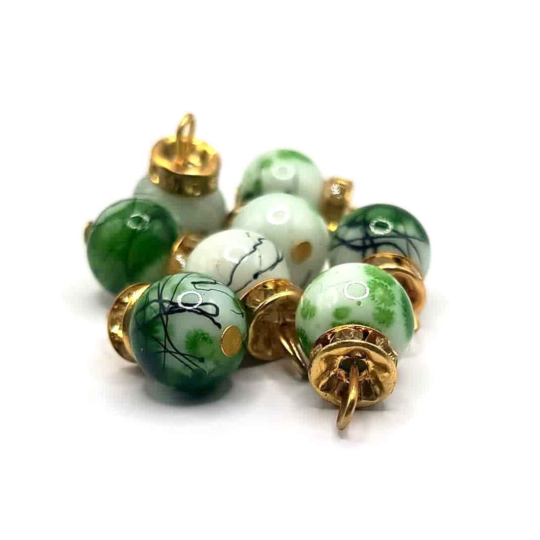 Baroque Marble Beads