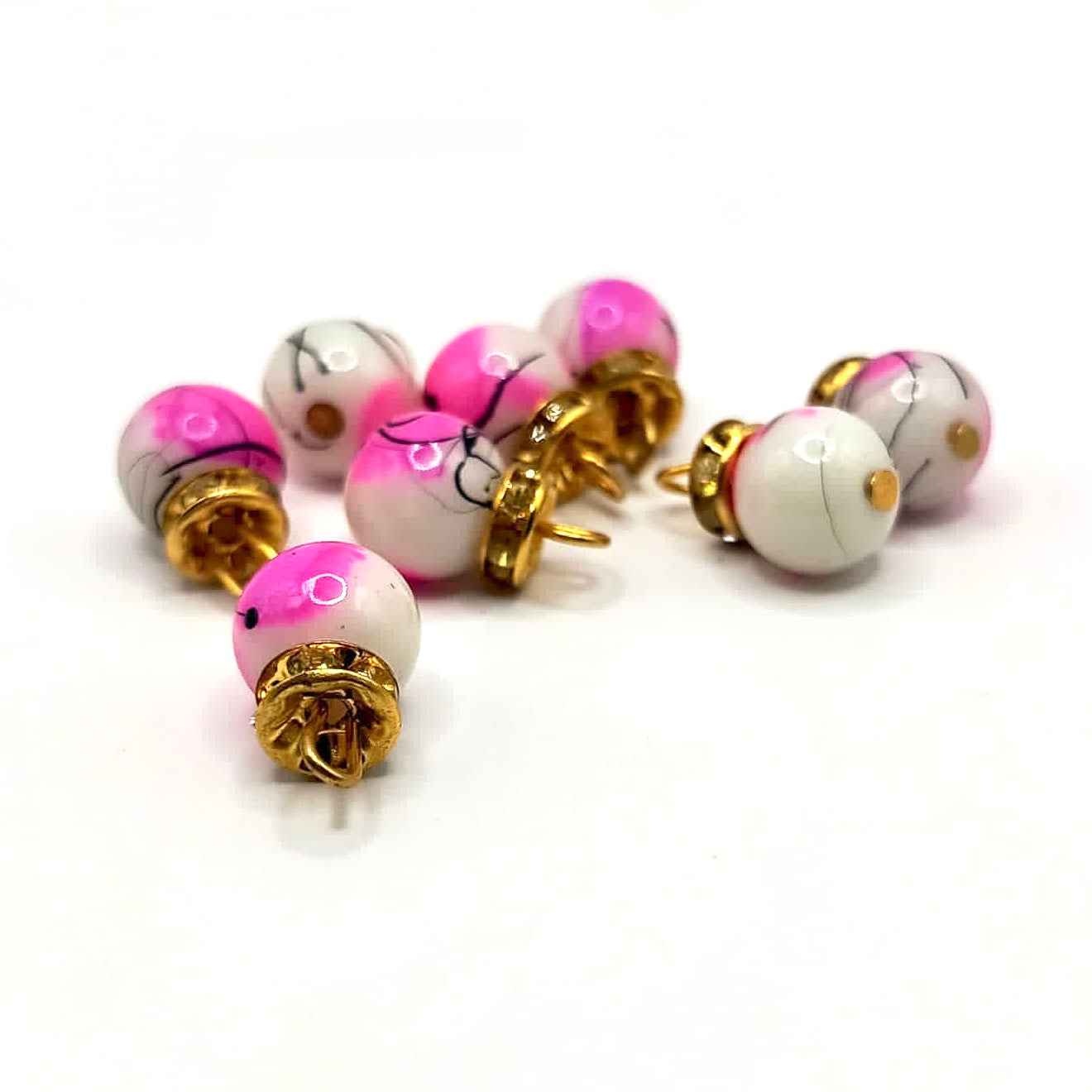 Baroque Marble Beads