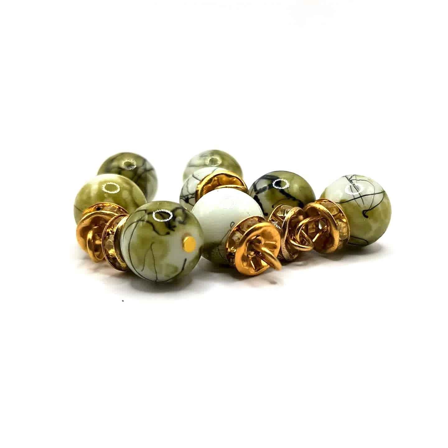 Baroque Marble Beads