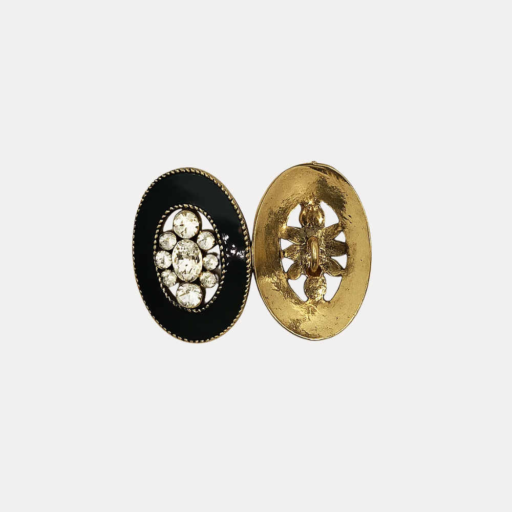Sophisticated Oval Button - 25mm