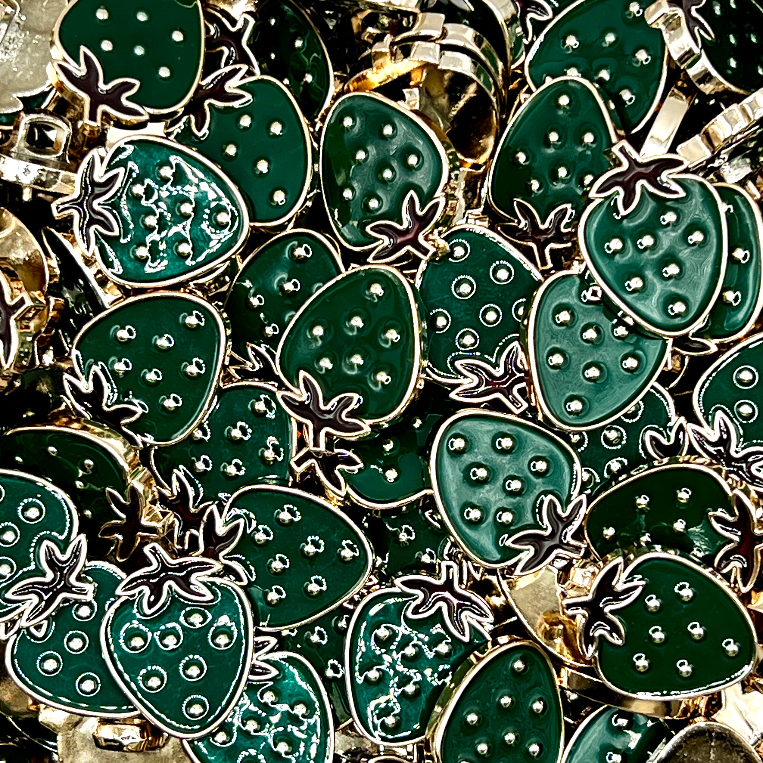 Bright Strawberry Buttons
