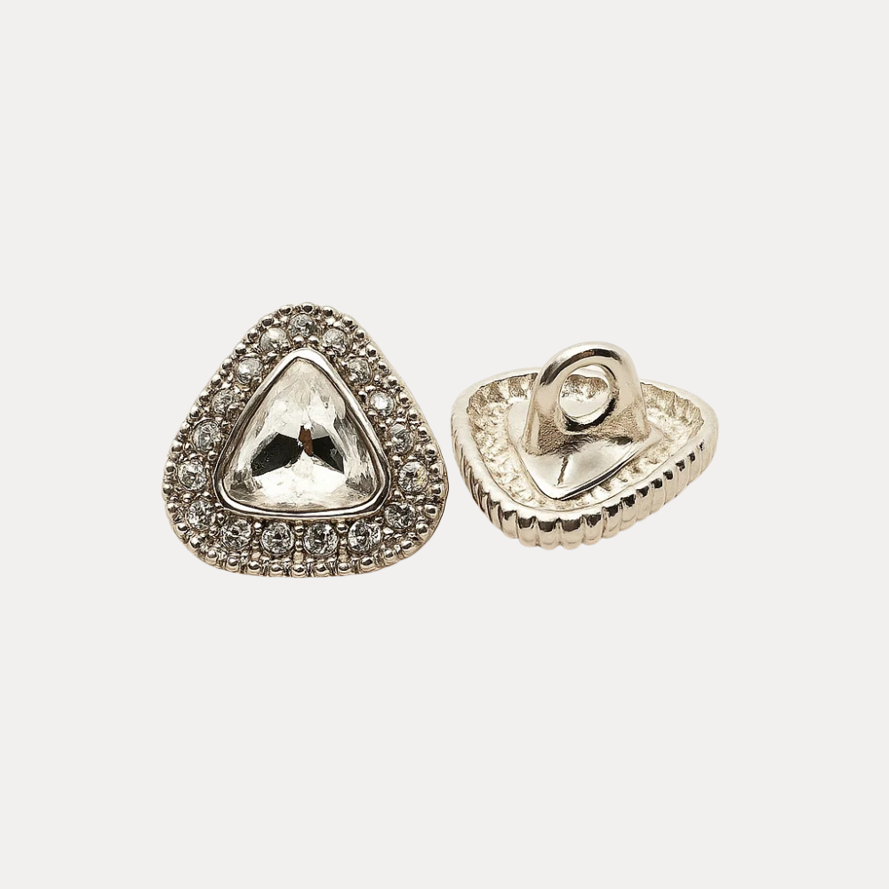 Glam Triangular Kurta Button