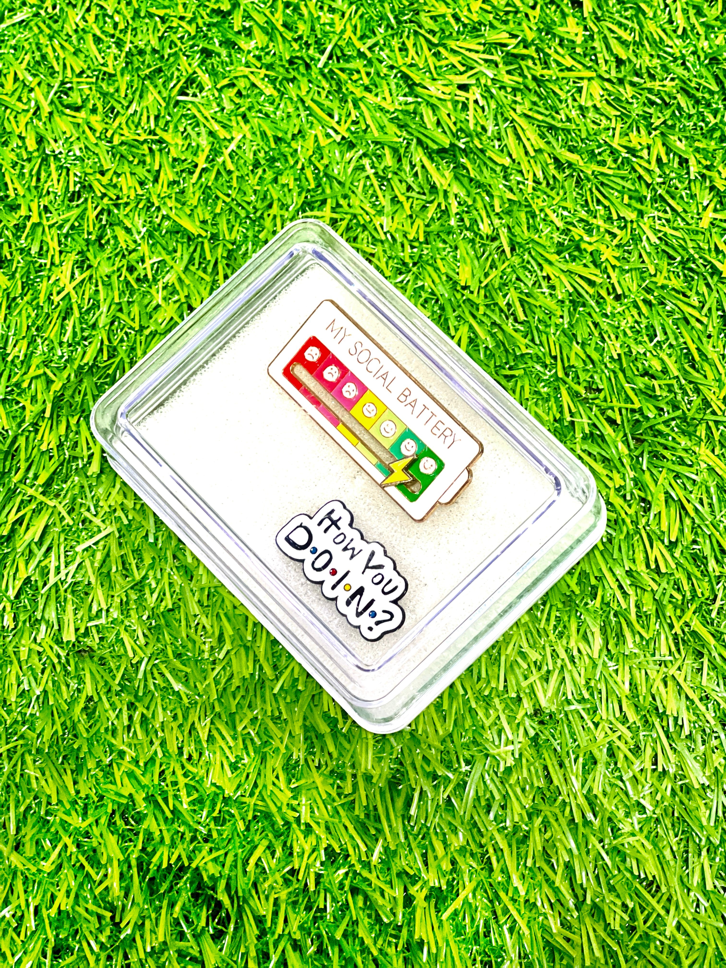 Social Expression Lapel Pin Gift Box - Set of 2