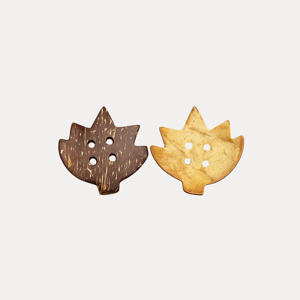 Maple Leaf Button