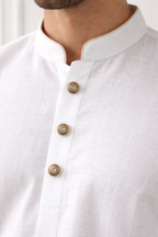 Antique Gold Kurta Button