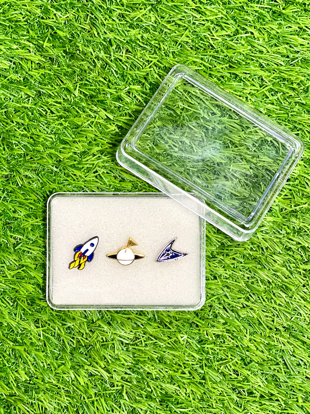 Outer Space Lapel Pin Gift Box - Set of 3