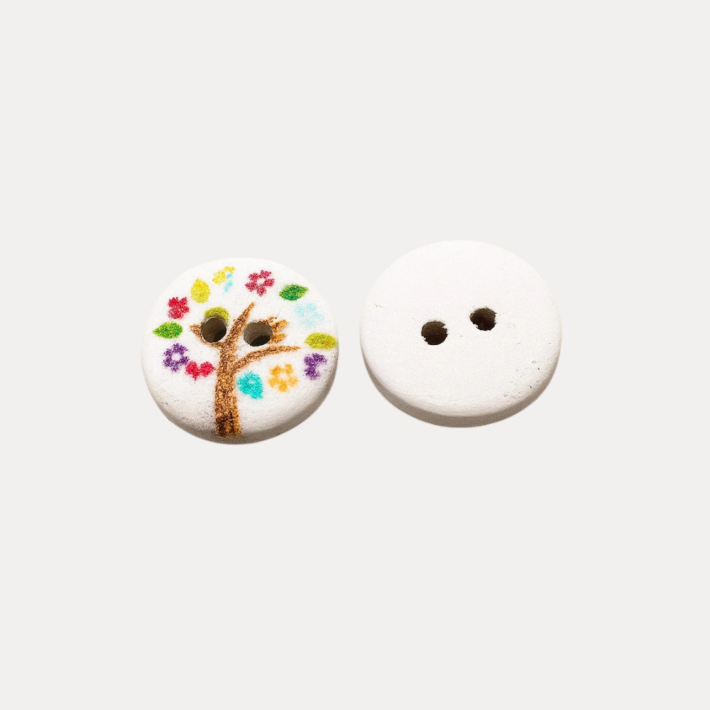 Floral Tree Buttons