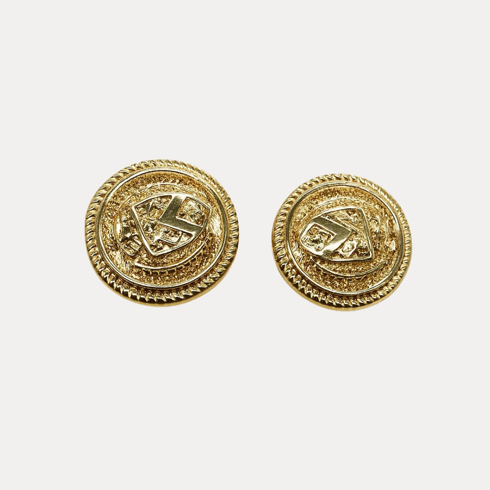 Rope Edge Shield | Coat Button