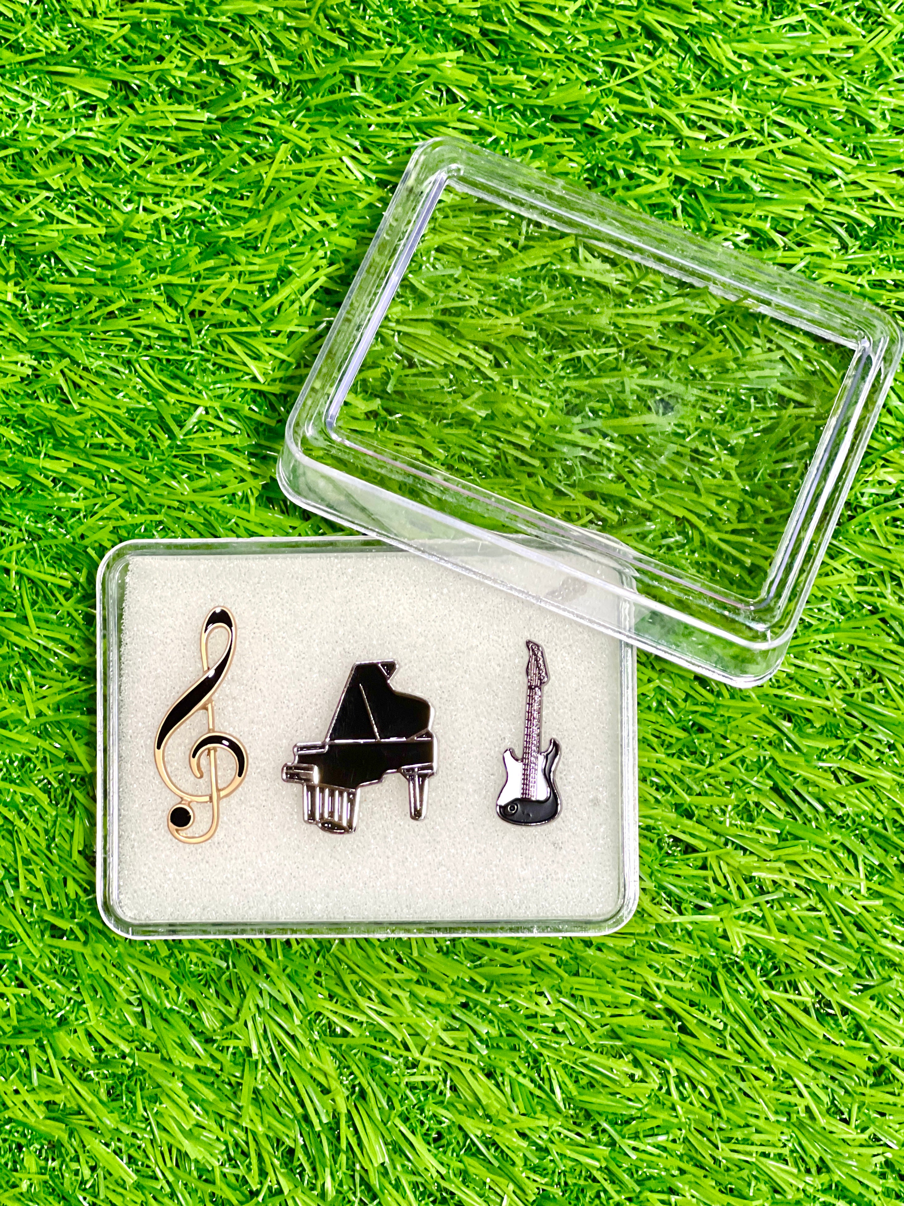 Musician Lapel Pin Gift Box - Set of 3