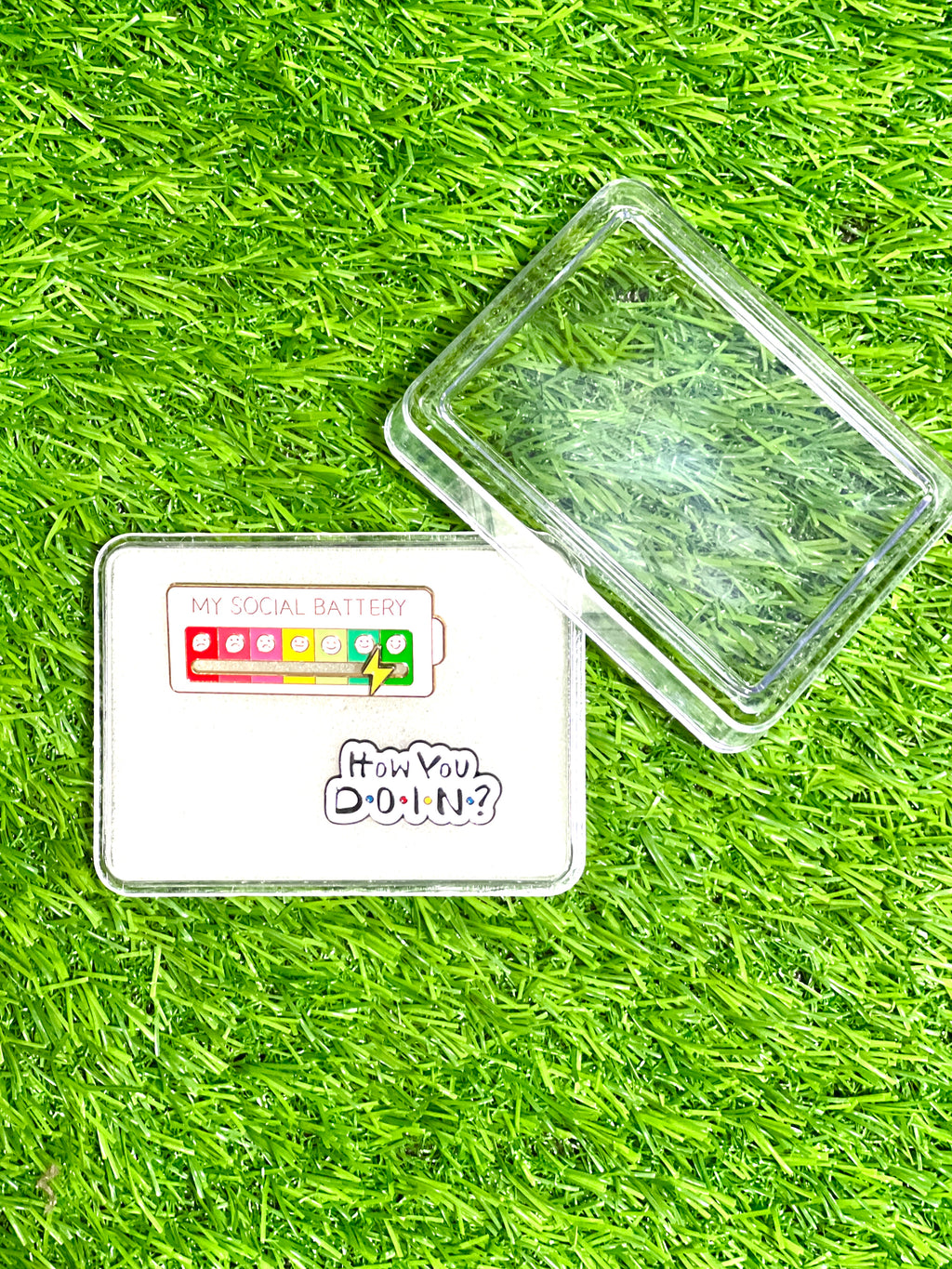 Social Expression Lapel Pin Gift Box - Set of 2