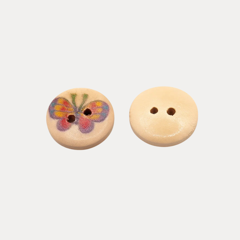 Artful Wooden Buttons