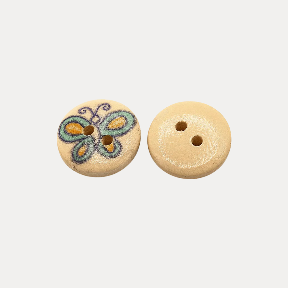 Serene Butterfly Buttons