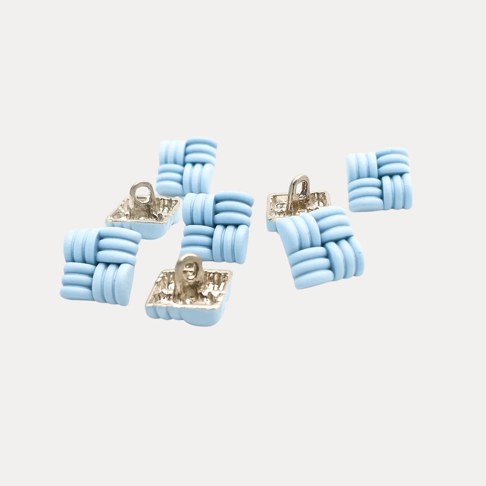 Woven Square Buttons