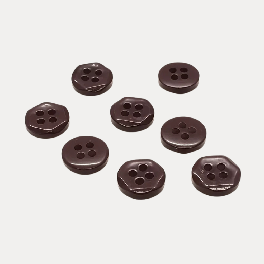 Glossy Purple Apparel Buttons