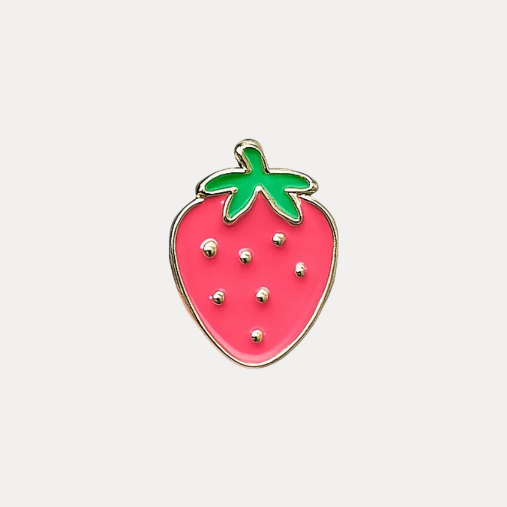 Bright Strawberry Buttons