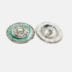 Silver Tone Vintage Button