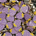 Bright Strawberry Buttons
