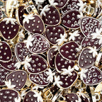 Bright Strawberry Buttons