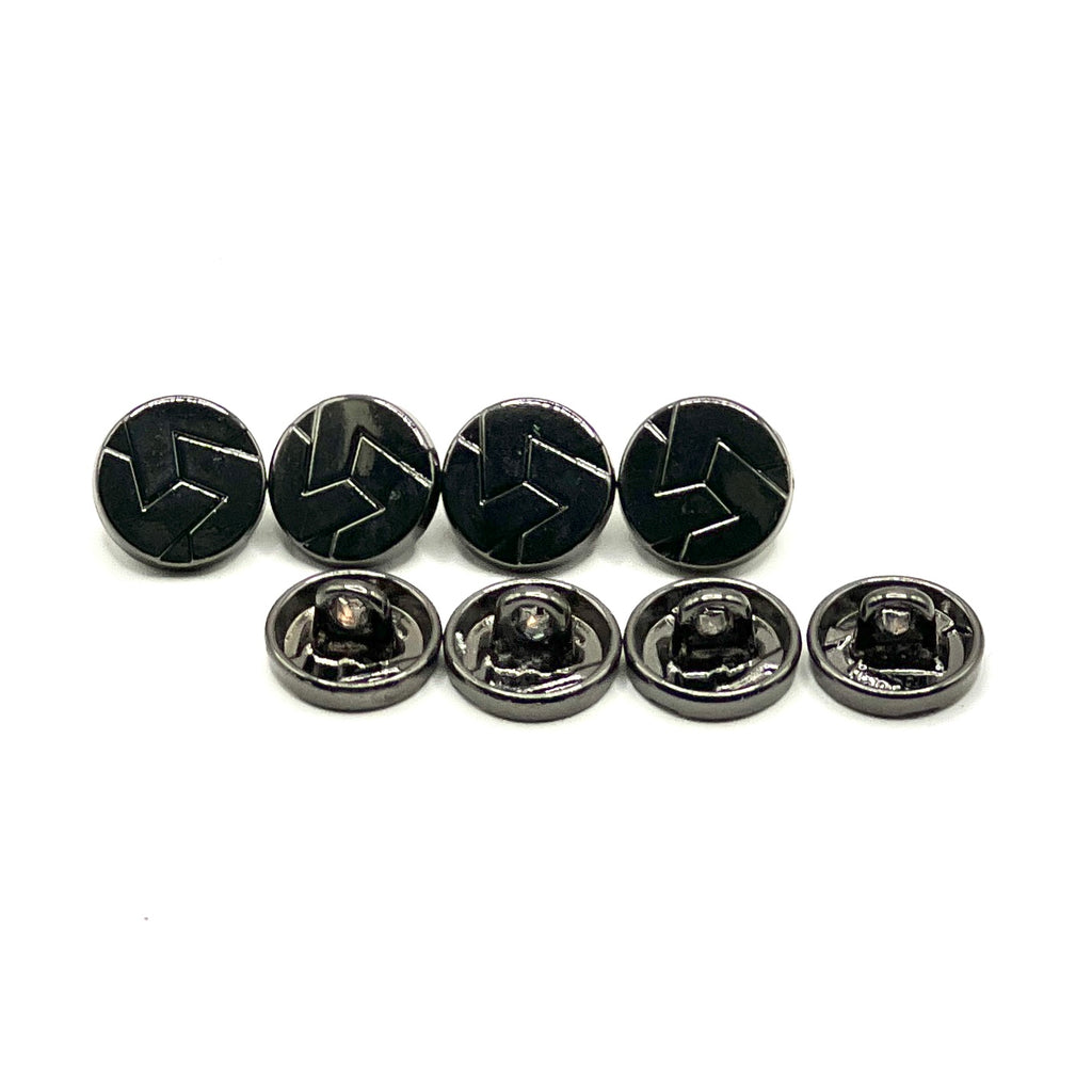 Geometric Arrrow Kurta Button