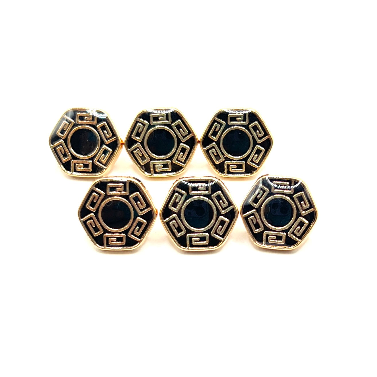 Hex Greek Kurta Button